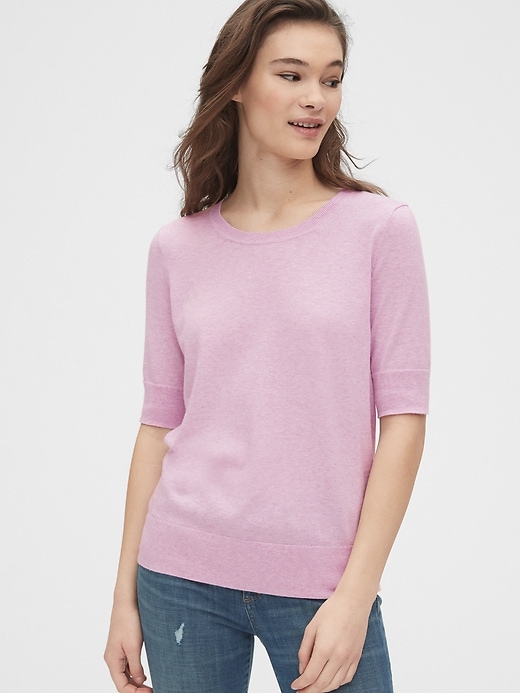 Image number 1 showing, Crewneck Sweater in Modal