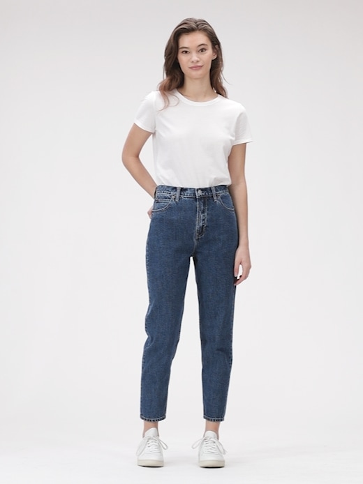 High Rise Mom Jeans with Washwell™ | Gap