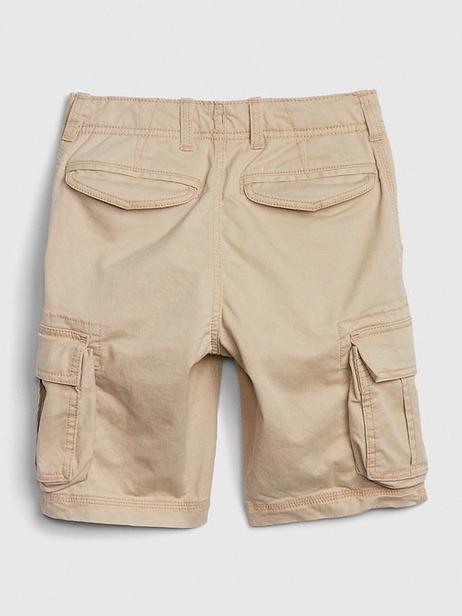 Image number 3 showing, Kids Fixed Waist Cargo Shorts with Stretch