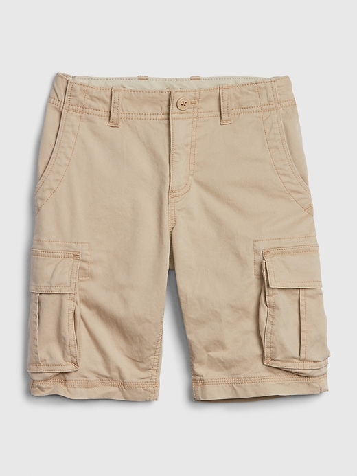 Image number 2 showing, Kids Fixed Waist Cargo Shorts with Stretch