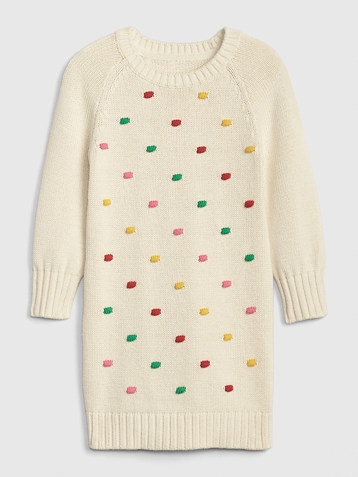 Image number 4 showing, Toddler Popcorn-Knit Sweater Dress