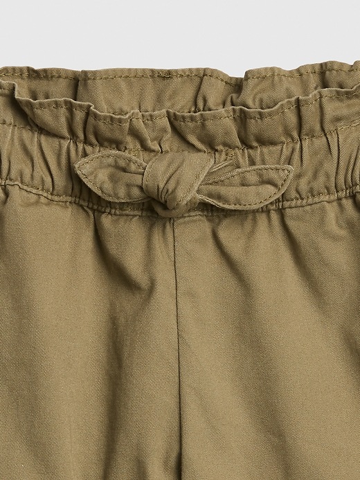 Image number 3 showing, Toddler Paperbag-Waist Shorts