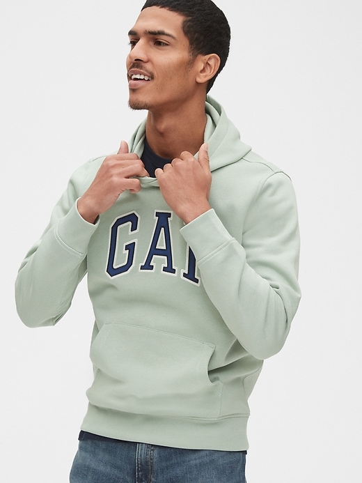 View large product image 1 of 1. Gap Arch Logo Hoodie