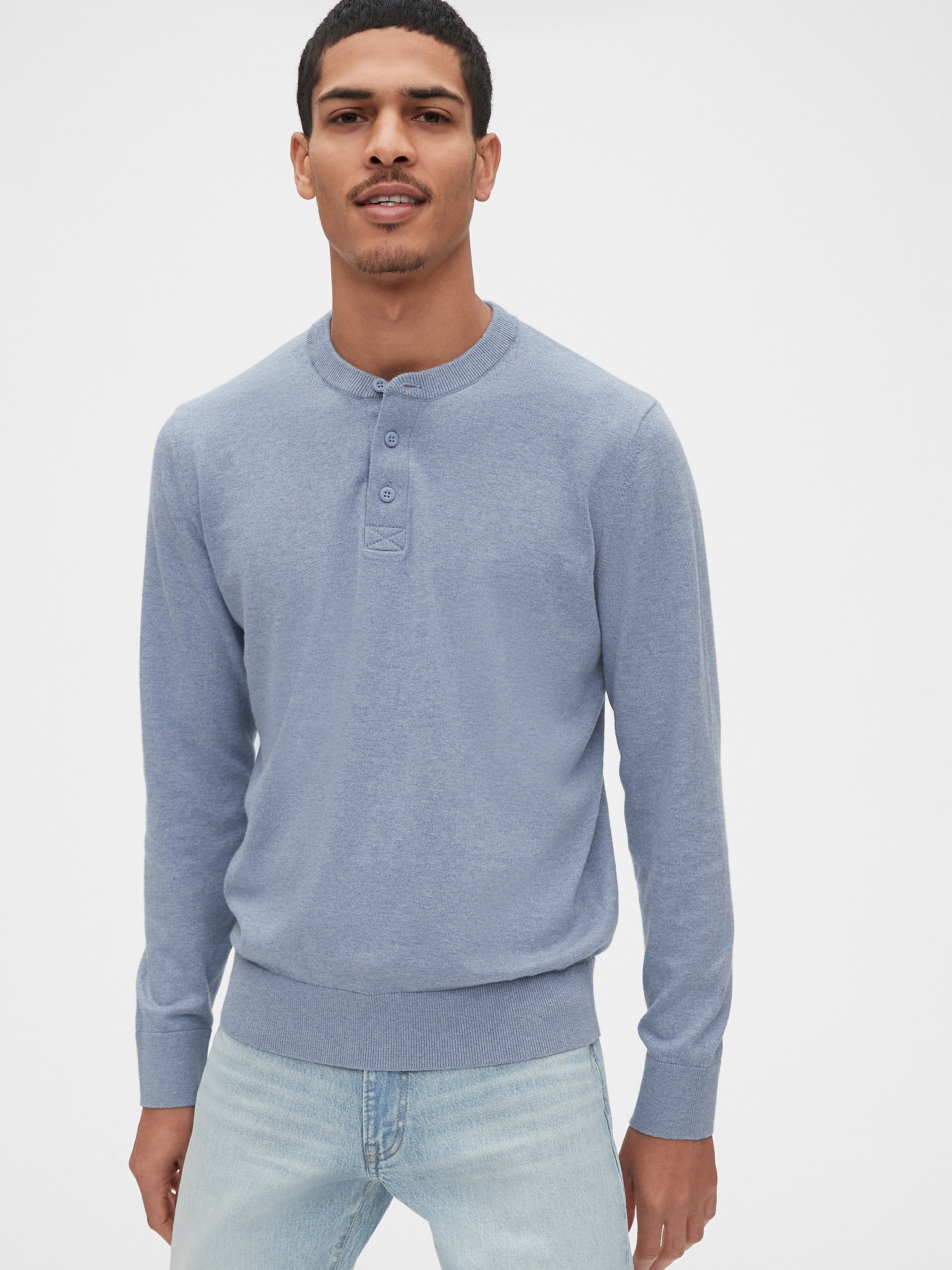 Mainstay Henley Sweater Gap