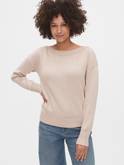 Image number 10 showing, Boatneck Sweater