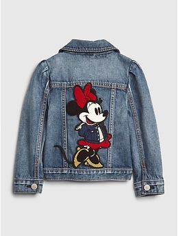 gap mickey mouse jean jacket