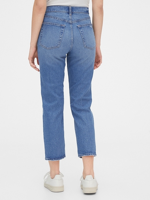 gap high rise cheeky straight