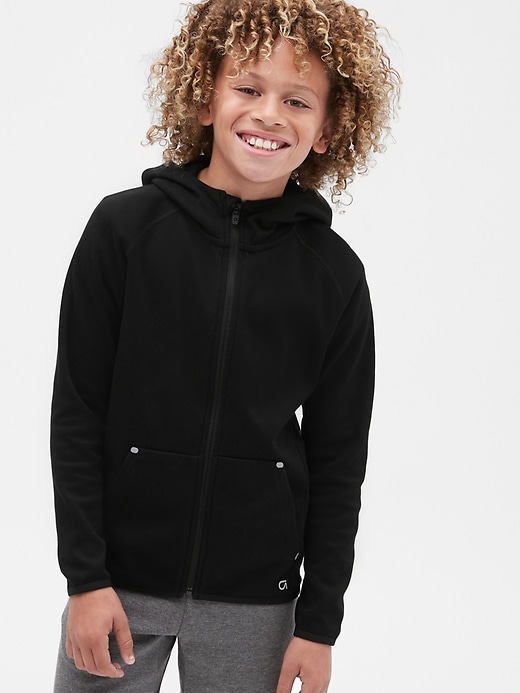 Image number 2 showing, GapFit Kids Fit Tech Hoodie