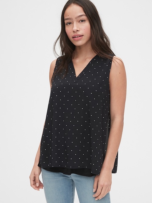 Image number 1 showing, Maternity Layered Nursing Tank