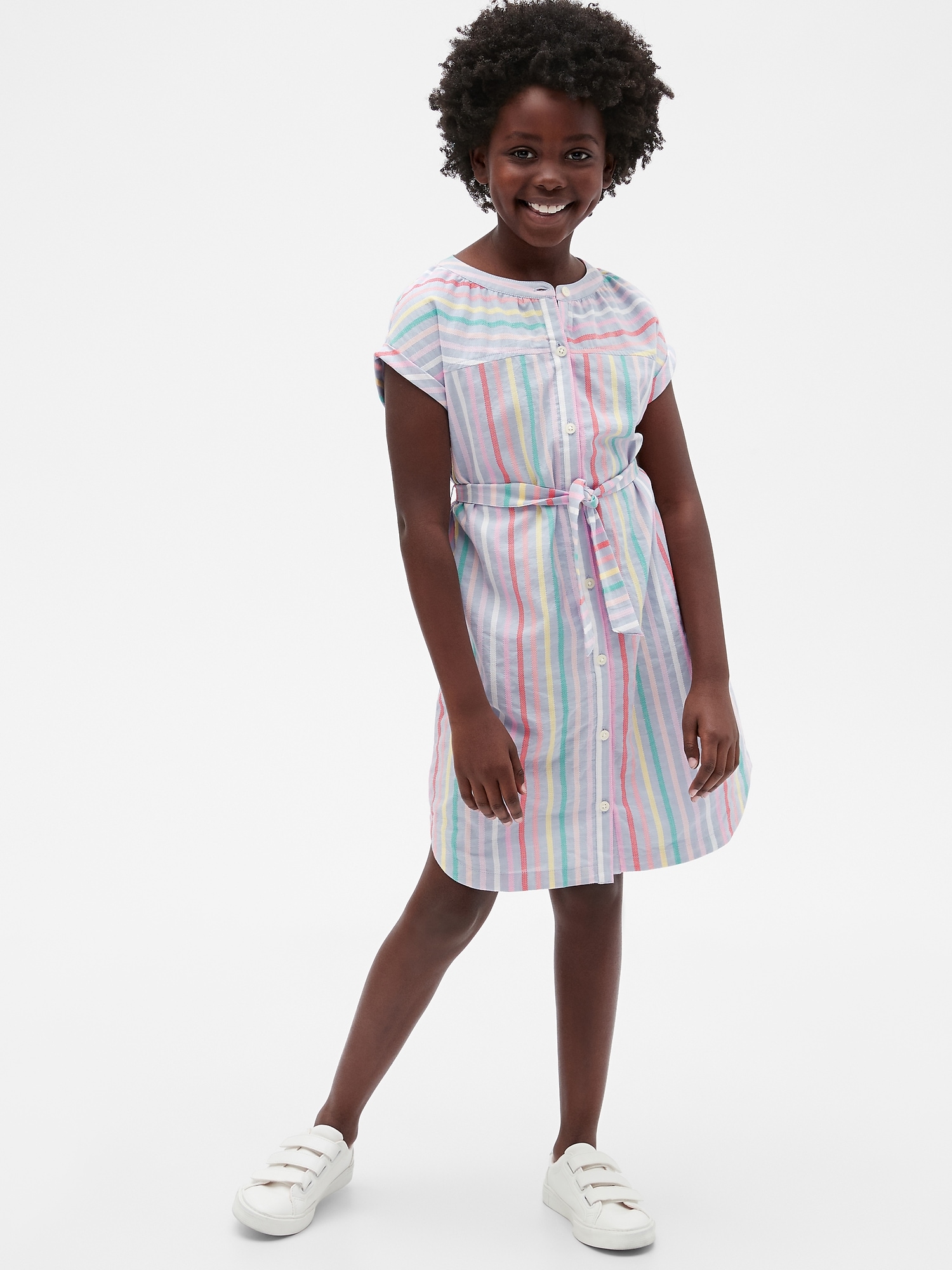 KIDS MINI SHIRT DRESS  4-10 TIPTOE THE TIGHTROPE main image 0