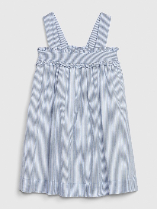 Image number 1 showing, Toddler Pinstripe Ruffle Dress