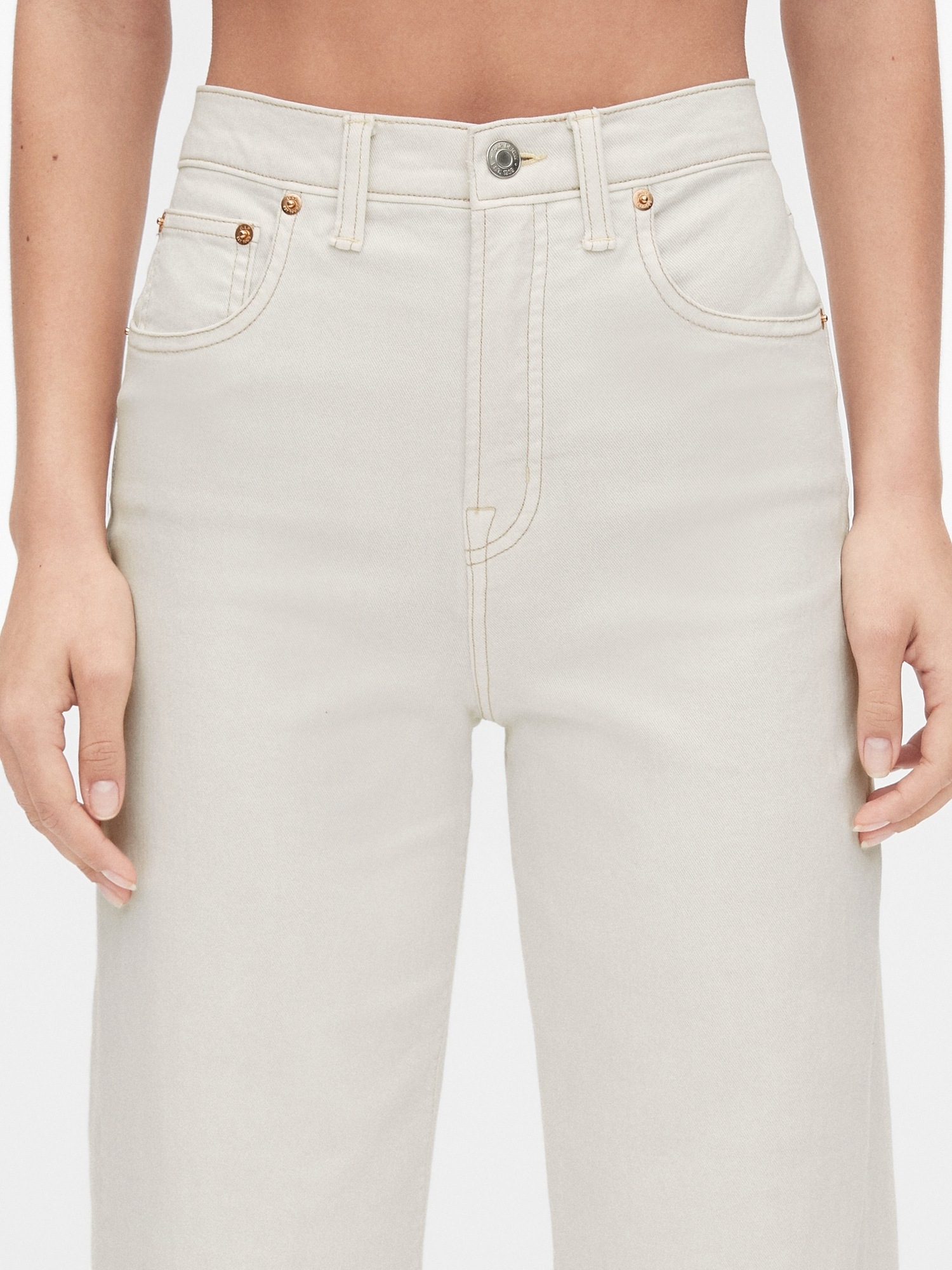 gap high rise crop