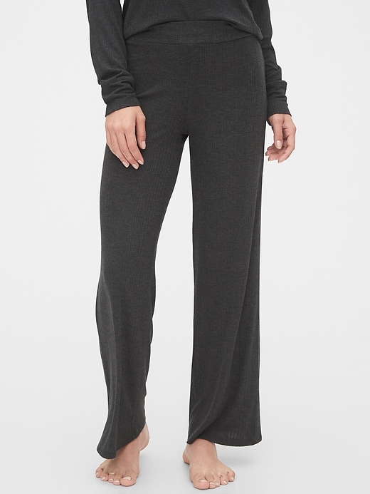 1 of 8 showing, with the color charcoal grey of product Truesleep PJ Pants in Modal