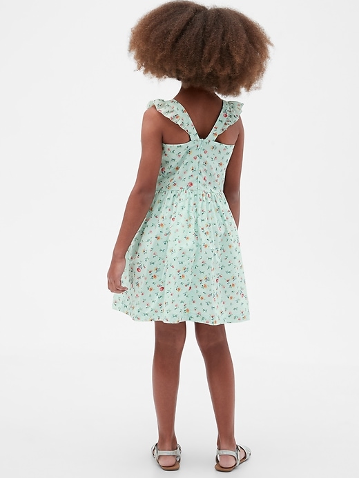 Image number 2 showing, Kids Ruffle Apron Dress