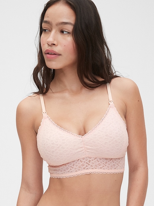 View large product image 1 of 1. Maternity Lace Nursing Bra