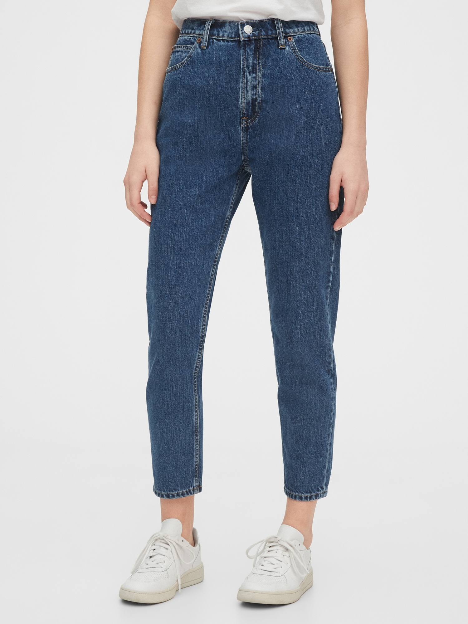 high rise 90s boyfriend jeans