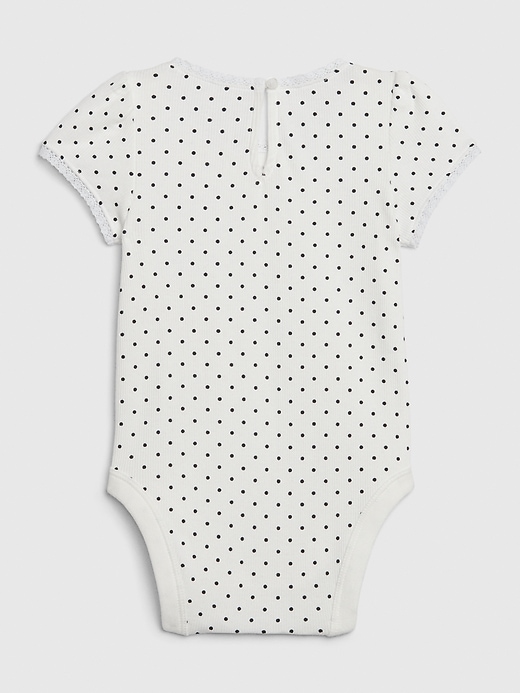 Image number 2 showing, Baby Picot Trim Bodysuit