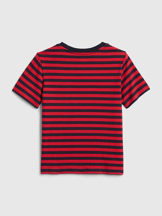 View large product image 2 of 4. Toddler Stripe Short Sleeve T-Shirt