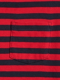 View large product image 3 of 4. Toddler Stripe Short Sleeve T-Shirt