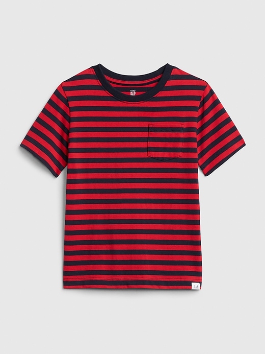 View large product image 1 of 4. Toddler Stripe Short Sleeve T-Shirt