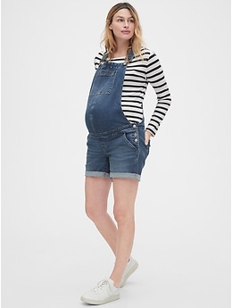 gap denim shortalls