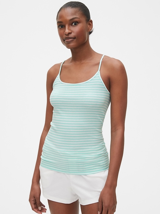 Image number 3 showing, First Layer Essentials Ribbed Cami