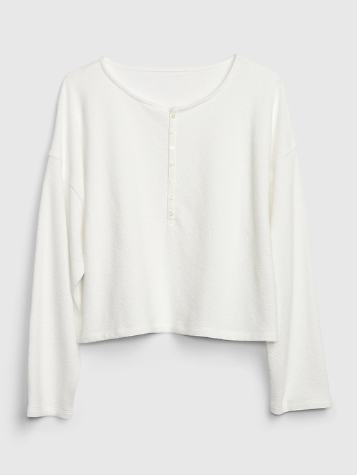Image number 2 showing, Cropped Lounge Top in French Terry