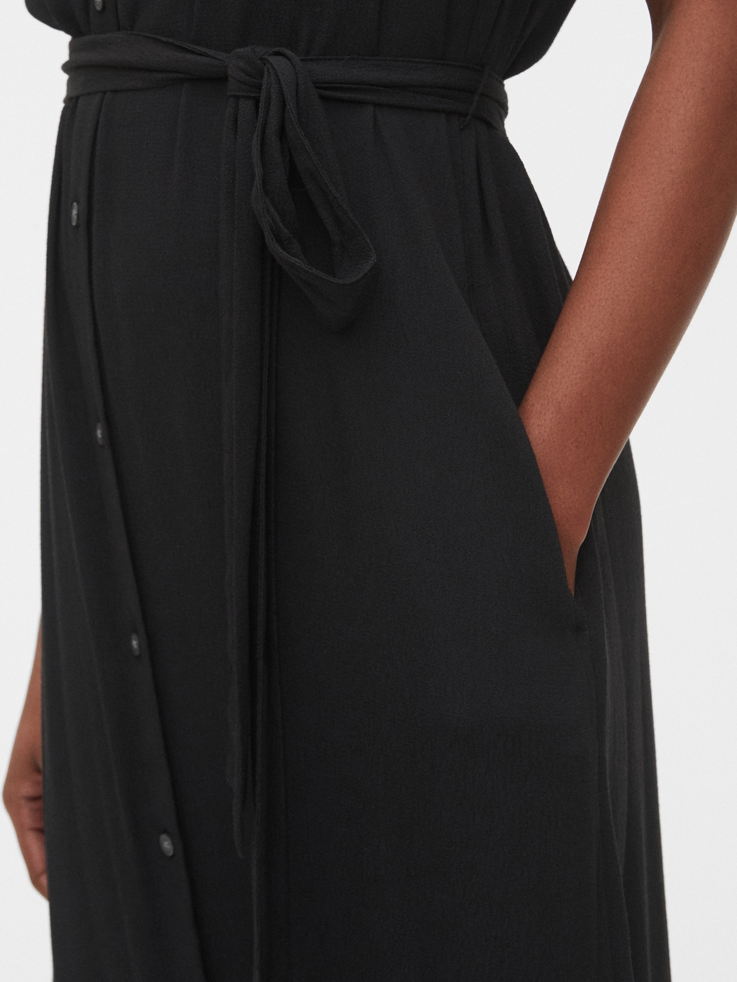gap maxi shirt dress