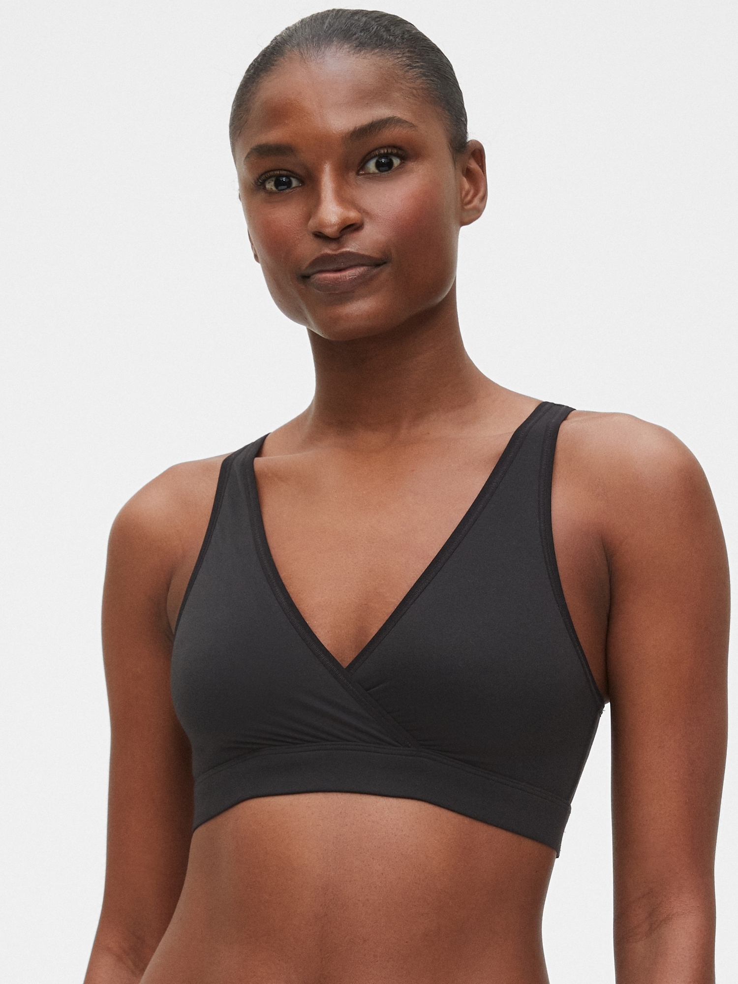 maternity crop top bra