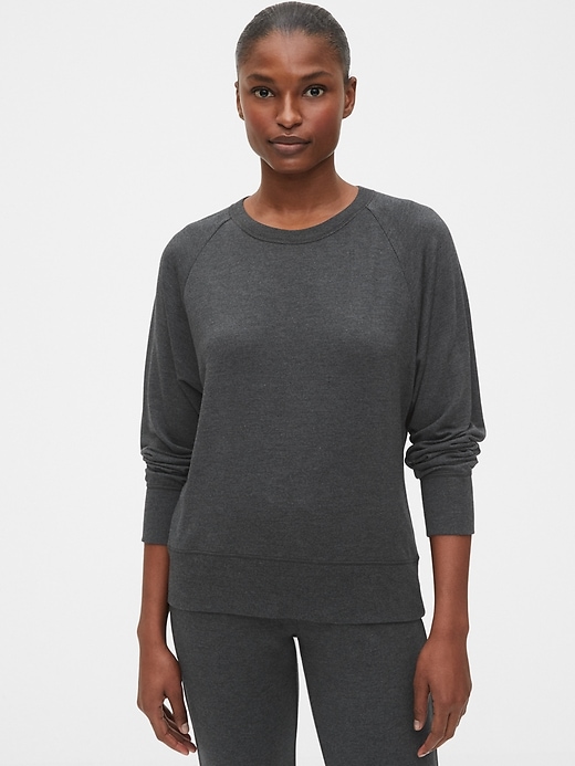 View large product image 1 of 1. Super Soft Terry-Knit Top