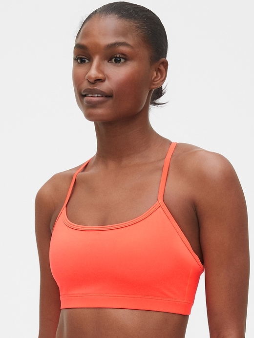 View large product image 1 of 1. GapFit Sculpt Low Support Racerback Sports Bra