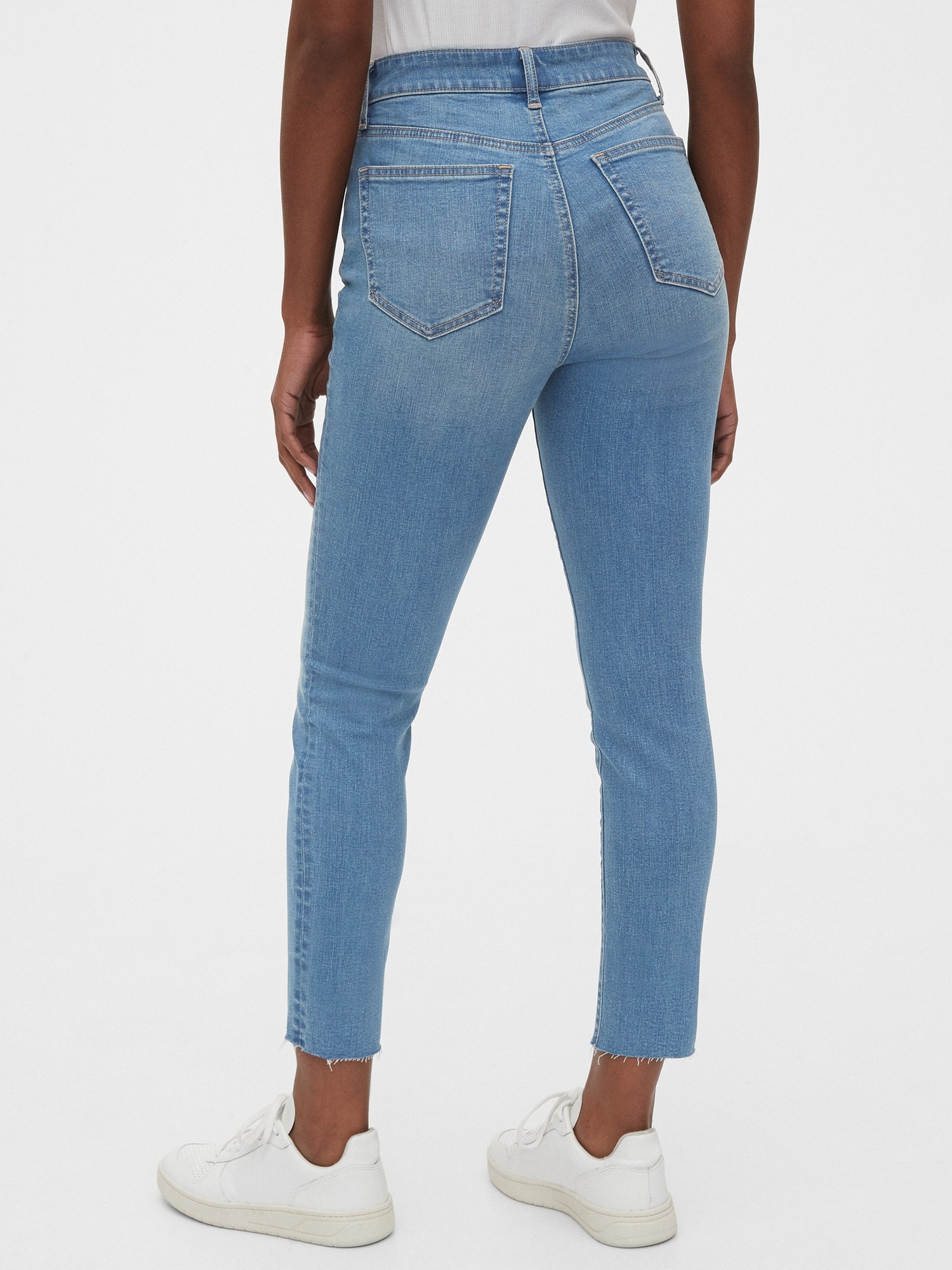 gap high rise true skinny ankle
