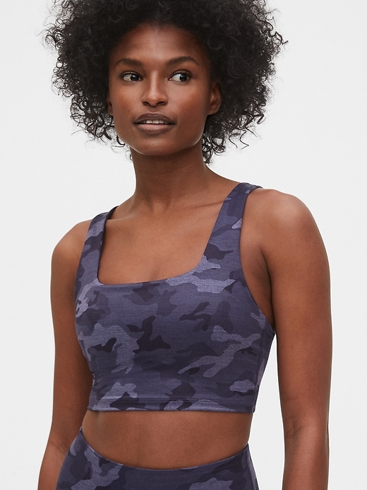 Image number 1 showing, GapFit Eclipse Low Support Square-Neck Sports Bra