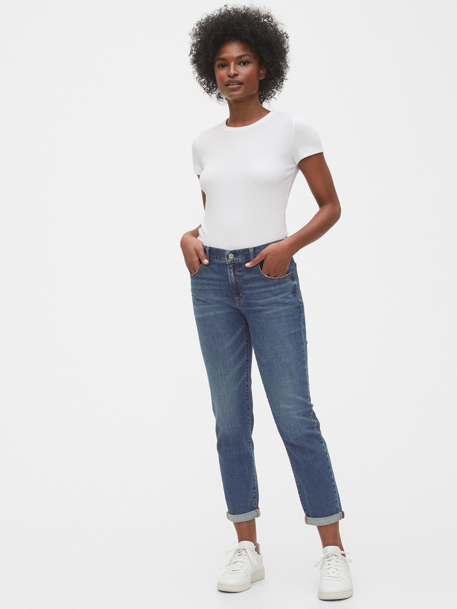 gap best girlfriend jeans black