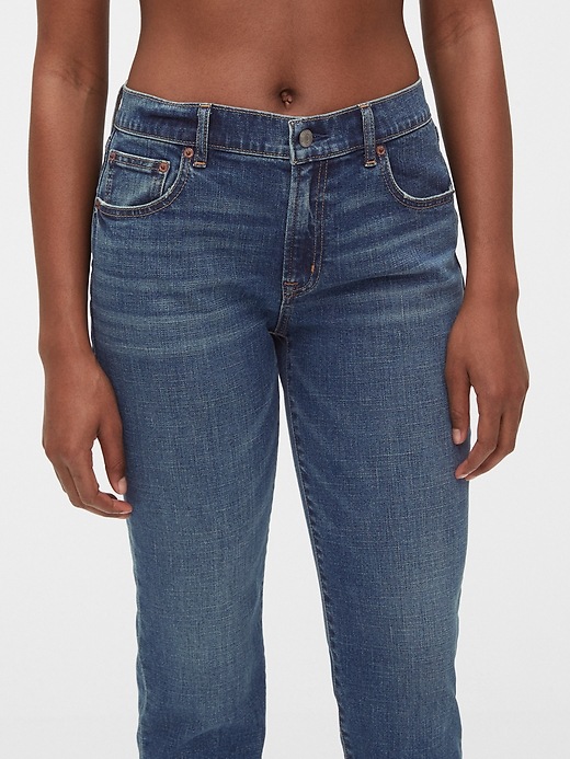 Image number 5 showing, Mid Rise Girlfriend Jeans With Washwell&#153