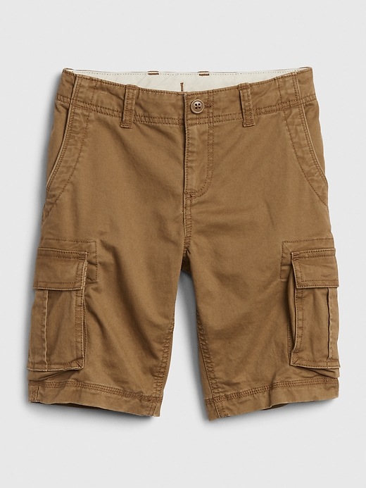 Image number 7 showing, Kids Fixed Waist Cargo Shorts with Stretch
