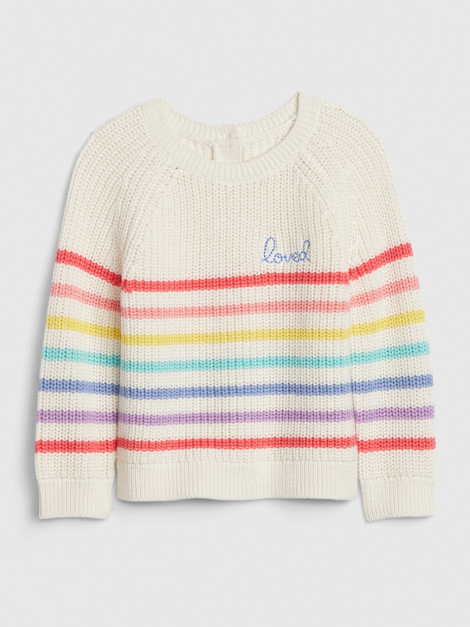 Baby Rainbow Stripe Sweater Gap