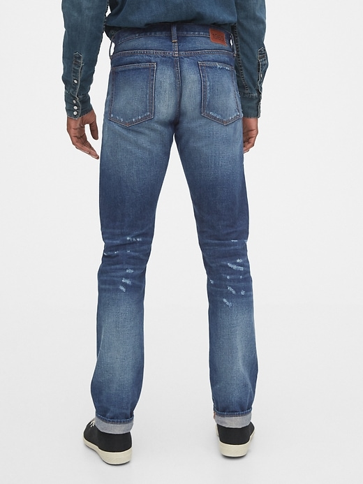 Image number 5 showing, 1969 Premium Selvedge Rip & Repair Slim Jeans