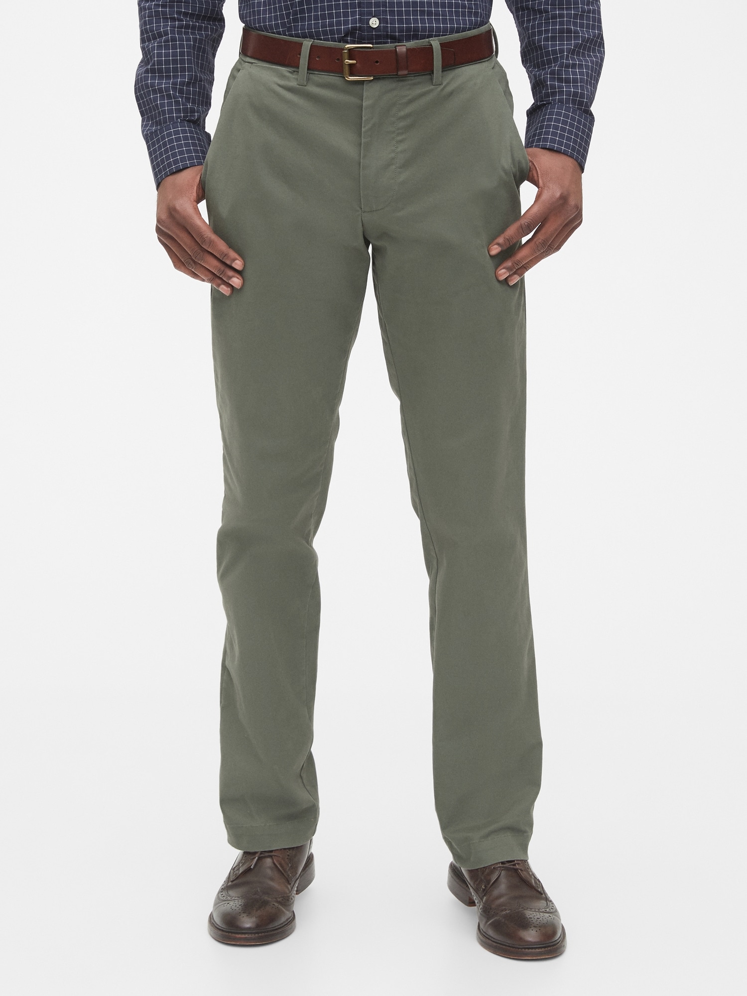 gap straight stretch khakis