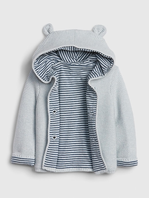 Image number 3 showing, Baby Brannan Bear Stripe-Lined Sweater