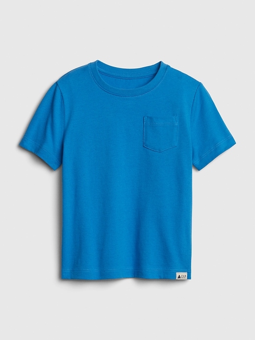 View large product image 1 of 1. Toddler Pocket Short Sleeve T-Shirt
