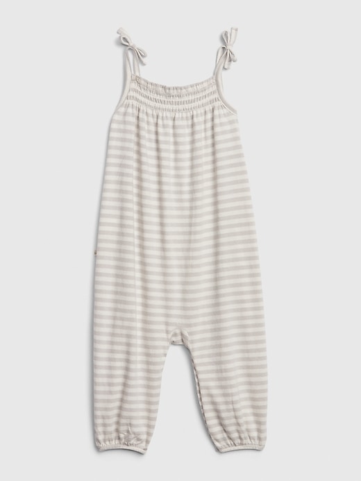 Image number 2 showing, Baby Organic Cotton Stripe One-Piece