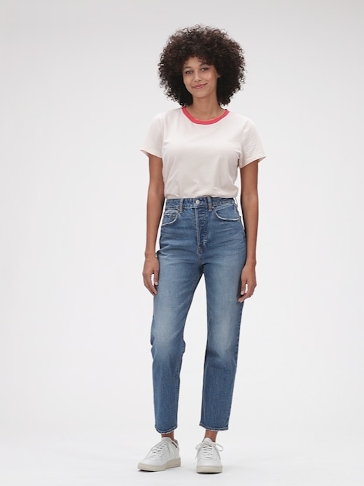 Gap cheeky store straight jeans