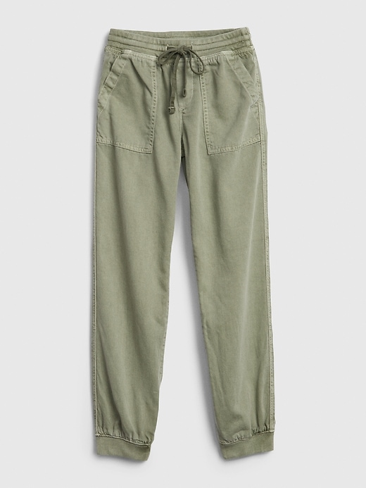 1 of 8 showing, with the color douglas fir of product Kids TENCEL™ Utility Joggers