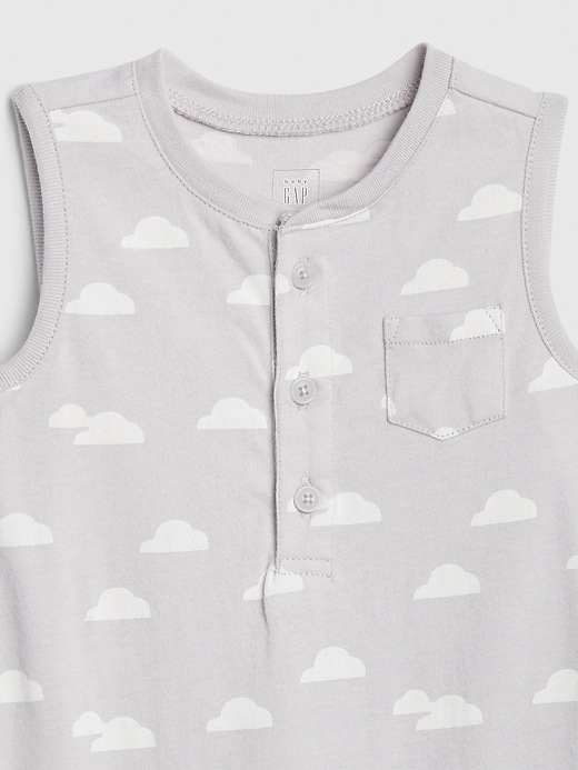 Image number 3 showing, Baby Organic Cotton Cloud One-Piece