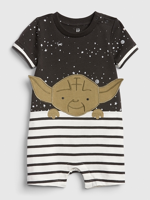 Image number 1 showing, babyGap &#124 Star Wars&#153 Yoda Shorty One-Piece