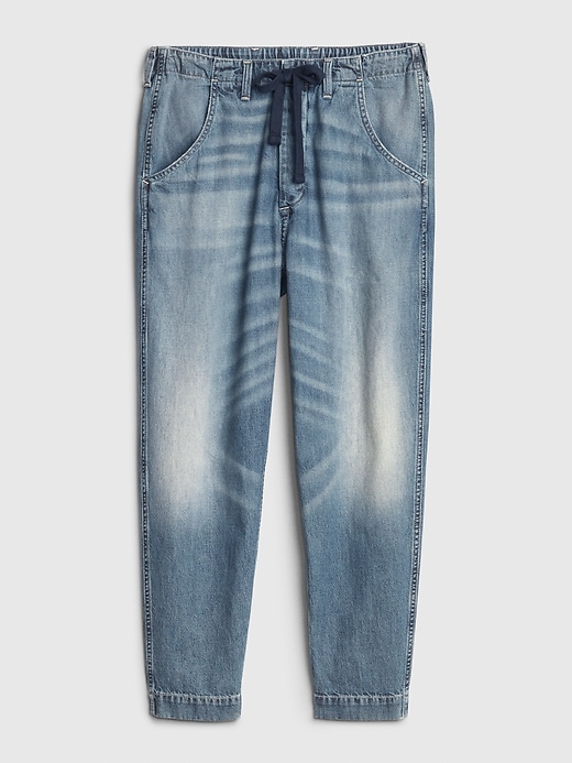 Image number 6 showing, Drawstring Utility Jeans