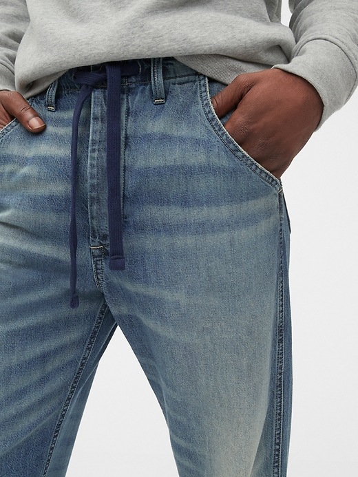 Image number 5 showing, Drawstring Utility Jeans