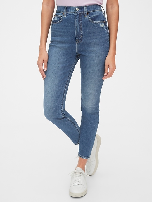 Image number 1 showing, Sky High True Skinny Ankle Jeans