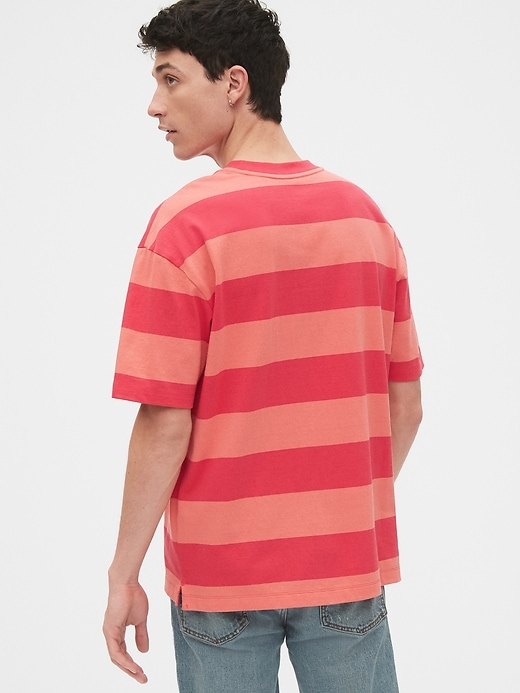 Image number 2 showing, Easy Heavyweight Stripe T-Shirt